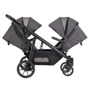 Passeggino Gemellare Leggero Brightbebe per Neonati e Bambini Piccoli, Compatto, con Chiusura Facile e Cappottina Regolabile - Product Image 3