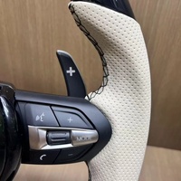 Volant de direction en fibre de carbone entièrement noir pour BMW Série 3 Série 5 pour M3 M4 M5 F30 F10 F15 F36 F20 F22 F25 F31 F32 E70 E90
