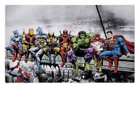 Papier Peint Mural Haute Résolution Personnages Avengers pour Chambre d'Enfant, Hôtel, Suite Enfant - Décoration Murale Équipe de Super-Héros