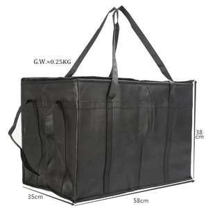 大容量 食料品トート 再利用可能 保冷保温 ショッピングバッグ ピザ・食品配送用 断熱クーラーバッグ 食事・缶・氷向け - Product Image 2