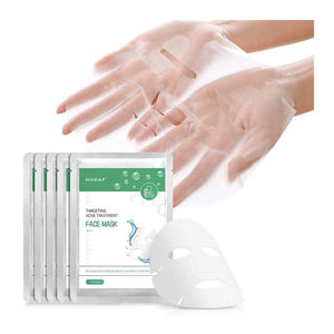 <span class=keywords><strong>Masque</strong></span> <span class=keywords><strong>en</strong></span> Soie Traitant l'Acné à Marque Blanche, Extrait de Centella, <span class=keywords><strong>Tissu</strong></span> Fin pour <span class=keywords><strong>Soin</strong></span> Quotidien de la Peau Sensible du Visage - Product Image 3