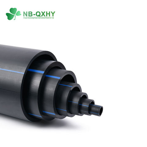 High Pressure PE Water Supply HDPE Pipe SDR26/SDR21/SDR17/SDR13.6/SDR11 Black Plastic Polyethylene Tube with Smooth Surface