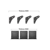 Cockpit de Simulación de Carreras DIY 4080 con Perfiles de Aluminio, Soporte Ajustable para Volante de Juegos, Simulador de Carreras para PC