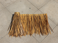 Toiture en feuilles de coco Nipa, couverture synthétique en herbe, chaume artificiel en feuilles de coco, toiture en chaume simulé, écologique, ignifuge