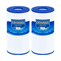 Filtre Cryspool compatible avec C-4335, PRB35-IN, FC-2385, 35 Sq. Lot de 2 cartouches filtrantes pour spa, support OEM