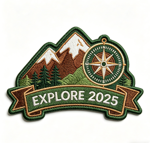 แพทช์ปักลายผ้าแคนวาสแบบรีดร้อน  ลายปักความหนาแน่นสูง  ลายบาสเก็ตบอล/กิจกรรมกลางแจ้ง/สัตว์  ออกแบบโลโก้ตามสั่ง เป็นมิตรกับสิ่งแวดล้อม สำหรับติดหมวก - Product Image 4