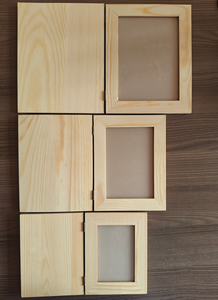 Cadre photo en bois pour anniversaire de mariage Cadre photo cadeau personnalisé pour mémoire Cadre en bois pliant - Product Image 3