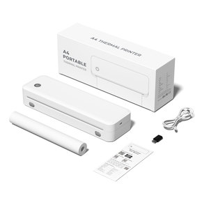 Anpassbarer Bluetooth Kabelloser Tragbarer USB <span class=keywords><strong>A4</strong></span> Mini Thermodrucker für Bürodokumente, Bilder und Thermobon-Druck - Product Image 3