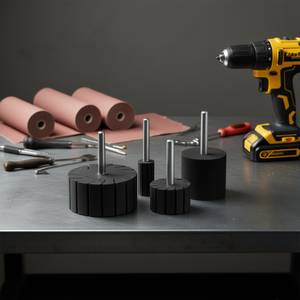 Support de manchon en caoutchouc Ttake Ab9000 pour tige de 6 mm, 30x30 mm, outils abrasifs - Product Image 3