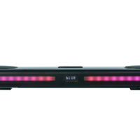 Barre de son OEM pour TV, système home cinéma 80W BT, radio, caisson de basses passif 6,5 pouces, 2 haut-parleurs, lumières colorées