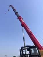 Grue de camion hydraulique haute performance SANY STC120 de 12 tonnes, moteur Scania, hydraulique Rexroth, hauteur de levage de 28 m, capacité de 12 tonnes