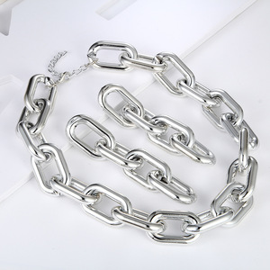 Cadena collar pendientes conjunto de joyas diseños 24k Cadena de collar de oro <span class=keywords><strong>para</strong></span> las mujeres - Product Image 3