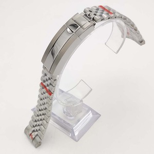 Bracelet de montre de plongée en acier inoxydable de 20 mm, ajustable, avec logo personnalisé, style <span class=keywords><strong>Jubilee</strong></span> - Product Image 1