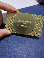 Cartes de crédit et de débit vierges en métal personnalisées avec puce EMV, compatibles RFID, étanches et réutilisables, en stock
