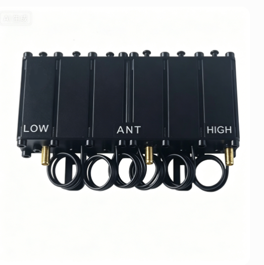 6 Cavity VHF UHF 136-174MHz Mini Duplexer with Power 25W for Two Way Radio Repeater Ham Radio Communication