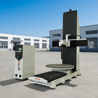 Fresadora CNC Vertical de 5 Ejes Rongchi, Máquina de Grabado Multifunción con Husillo de 6KW para Madera Maciza y Contrachapada