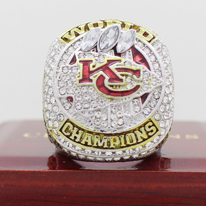 Anillo de Campeonato Oficial de los Kansas City Chiefs de la <span class=keywords><strong>NFL</strong></span> 2023-2024 de MAHOMES, Número 58, Chapado en Oro, Joyería de Aleación para Compromiso - Product Image 2