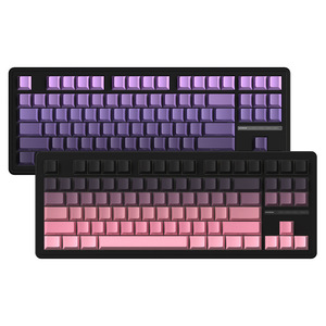 <span class=keywords><strong>Clavier</strong></span> mécanique de jeu compact ergonomique avec fixation par joint, filaire et sans fil 2,4 GHz, hot-swap, touches PBT RGB, avec bouton rotatif, disposition russe - Product Image 5