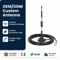 Antena Magnética 4G LTE de 10dBi de Alta Ganancia, Omnidireccional Vertical, con Base Roscada para Router, Compatible con OEM/ODM Personalizado
