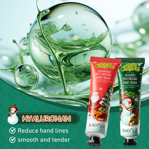 Crème pour les mains de Noël, lot de 5 pièces, hydratante, anti-fissures, nourrissante, réduit les rides des mains, cadeau d'hiver - Product Image 2