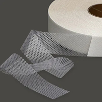 Entoilage thermocollant blanc premium double face avec adhésif thermofusible et support papier