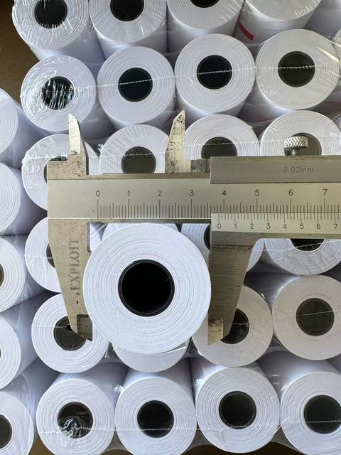 Customizable Thermal Paper Rolls 80x80mm, 57x50mm, High White with Red Arrow From High Quality Base Paper