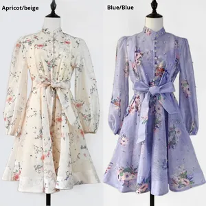Vestido Corto Tipo Paraguas con Cintura <span class=keywords><strong>Imperio</strong></span>, Elegante y Chic, con Pedrería de Cielo Estrellado, Antiestático, para Primavera/Verano - Product Image 2