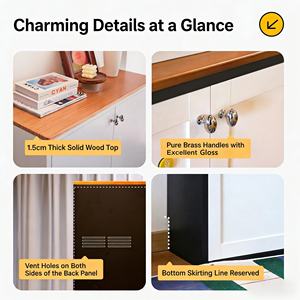 <span class=keywords><strong>Meuble</strong></span> à <span class=keywords><strong>chaussures</strong></span> et armoire de rangement en acier avec plateau en bois massif et étagères réglables – Organisateur multifonctionnel pour entrée - Product Image 5