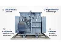 Transformador de Subestación Trifásico Sumergido en Aceite YAWEI, Método de Enfriamiento ONAN, Factor K Personalizado, Modelo S-M