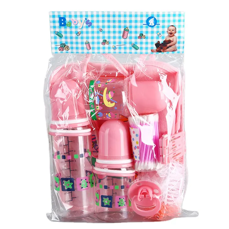 Hot Amazon High Quality Pc Material Big Feeding Bottle Gift Set Children's food supplement bottle baby bottle set