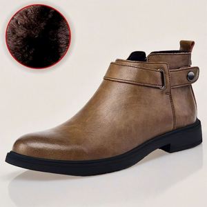 Retro Men's <b>Boots</b> Genuine Leather Comfortable Fashionable Breathable Anti-slip Ankle Bootie Outdoor Training All Seasons - Product Image 2