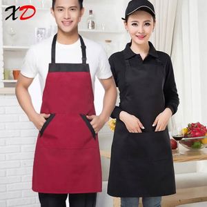 ผ้ากันเปื้อนพนักงานทำเบเกอรี่สำหรับผู้หญิง โรงแรม เบเกอรี่ ร้านอาหาร และบาร์ ชุดยูนิฟอร์ม ผ้ากันเปื้อนพร้อมโลโก้สั่งทำ - Product Image 4