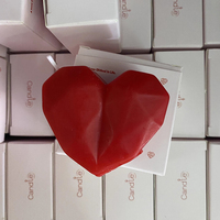 Premium LE204 Handgemachte herzförmige Sojawachs-Duft kerzen | Romantisches Aroma für Valentinstag, Hochzeiten & Party geschenke