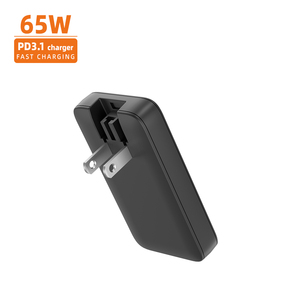 Chargeur mural multifonction PD QC 65W ultra-fin, <span class=keywords><strong>prise</strong></span> murale 45W, chargeur rapide USB-C, GaN 65W, chargeur portable super fin - Product Image 5