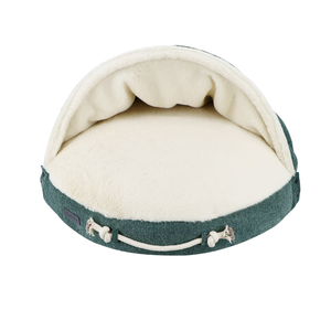 Cama para mascotas de tamaño pequeño de alta calidad con dosel lavable, tienda para perros al por mayor con cubierta extraíble, cama de felpa para animales - Product Image 4