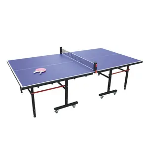 Mesa de pingue-pongue portátil dobrável, tênis de mesa ao ar livre para venda