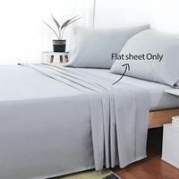 Drap de lit de luxe en coton égyptien 80S 600TC, drap plat, literie d'hôtel, vente en gros OEM