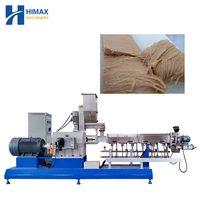 Nouvelle ligne de production d'extrusion alimentaire HMMA TVP 2025, machine de transformation de protéines de pois à haute humidité, analoge de la viande