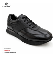 Sneakers minimalistes pour hommes RADOLFA, style italien, cuir véritable de luxe, tendance sportive, respirantes, légères, automne