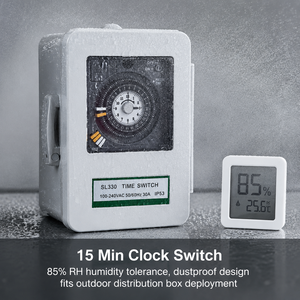 Minuteur mécanique universel programmable 24H pour montage sur rail DIN/panneau, contrôleur de temps pour chauffe-eau commercial - Product Image 5