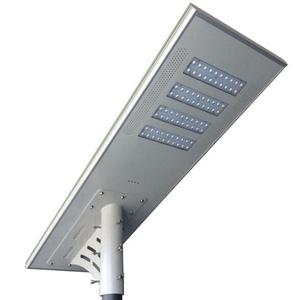100W 集成一体式 <span class=keywords><strong>LED</strong></span> 单晶硅太阳能路灯 IP65 14000LM 道路应用磷酸铁锂电池照明 - Product Image 1