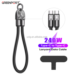 Pd240w dây cáp điện thoại 30cm | điện thoại chống thả dây đeo cổ tay 5A Sạc nhanh 2 trong 1 loại C Cáp - Product Image 4