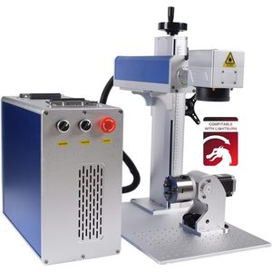 JPT M7 50w 60W 100W for MOPA Laser Machine Wood Working Cutting & Metal Marking with D80 Rotary Axis Feeltek Control - Product Image 1
