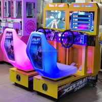 Haute qualité 22 pouces enfants simulateur de course Machine d'arcade à pièces métal matière plastique 220V divertissement Amusement