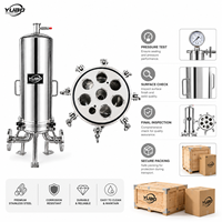 Carcasa de Filtro Microporoso para Líquidos Químicos con Lámina de Tubos de Acero Inoxidable para Filtración Fina