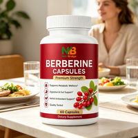 Formule personnalisée directe d'usine, berbérine avec cannelle de Ceylan, capsules anti-inflammatoires à base de berbérine