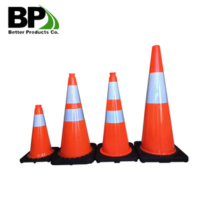 Cono de Seguridad Vial de PVC con Cuello Reflectante para Construcción de Carreteras y Control de Tráfico - Product Image 4