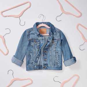 Kids Velvet Coat <b>Hangers</b> Custom Color Non Slip Stainless Steel Hooks Thin & Light Wardrobe Use High Quality Children's <b>Hanger</b> - Product Image 2