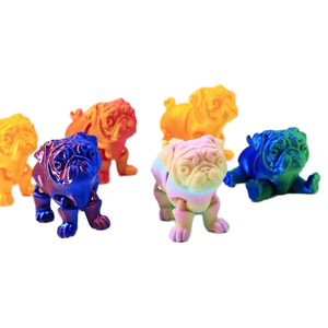 2026 Ingrosso Modellino di Cane Pug Stampato in 3D in Plastica Personalizzabile OEM Giocattoli Regali di Tendenza Servizio Fornitori Tema <span class=keywords><strong>Film</strong></span> e TV Età 12+ - Product Image 1