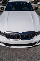 Grille avant F30 pour BMW série 3 F30/F35 modifiée Mantian Star half silver full silver All black